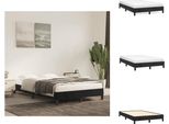 Vidaxl Struttura Letto Nera 120X200 Cm In Velluto - Letti E Strutture Letto