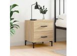 Maison Exclusive - Comodino In Rovere Sonoma 40X35X47,5 Cm Materiale Ligneo