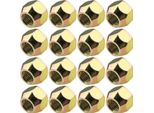 16X Dadi Ruota Aperti Con Collare Conico M12X1,5 16Mm SW21 Oro Zincato Per Honda Mazda Ford