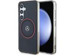 Mercedes Mehms24S23Huork S24 S921 Czarny/Black Custodia Rigida A Doppio Strato Con Magsafe Rosso