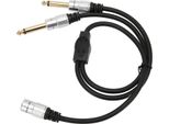 3.Cavo Doppio Canale Da 5 Mm Femmina A Doppio Maschio Mono Da 6,35 Mm, Cavo Splitter Y Da 3,5 Mm A Doppio 6,35 Mm, Cavo Da 1/8 Di Pollice Femmina A Doppio 1/4 Di Pollice Maschio, Cavo Stereo Da 3,5 Mm A Doppio 6,35 Mm Mono, Cavo Splitter Y Da 1/8 Di Pollice Femmina A 6,35 Mm Maschio, Cavo Splitter Y Da 3,5 Mm Stereo A Doppio 1/4 Di Pollice Maschio