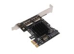 Scheda Di Espansione Esata Da Pcie A Alimentazione, Scheda Di Espansione Sata Pcie A 2 Porte, Scheda Di Espansione Esata Da Pcie 1X A 2 Porte Con Alimentazione, Scheda Sata Pci Express, Scheda Di Espansione Usb Pcie 1X, Scheda Adattatore ESATA3.0 6Gbps Con Alimentazione