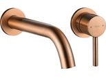 Rubinetto Da Incasso Rea Lungo Copper Brusht + Box
