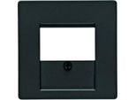 Berker 6810336086 Placca Centrale Per Presa Tdo In Velluto Antracite Berker Q.1/Q.3