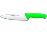 Coltello Da Chef Arcos Colore - Prof 292121 Acciaio Inox Nitrum E Mango Lama Ergonomica In Polipropilene Verde E Lama Da 20 Cm, Vetrinetta
