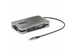 Startech.Com Adattatore Multiporta USB-C - Docking Station Usb Type C Con Uscita Video Hdmi 2.0 4K/VGA/DP Alt Mode USB-C - Mini Dock Usb Con Mst Per Doppio Monitor - Pd 100W Pass-Through