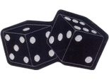 Generico - Cubo - Toppa - Poliestere RO7458 (Taglia Unica) (Nero/Bianco)