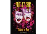 Motley Crue - Toppa "Theatre Of Pain"" - Poliestere RO7982 (Taglia Unica) (Nero/Rosa/Giallo)"