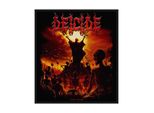 Deicide - Taglia Standard - Toppa "To Hell With God"" - Poliestere RO8009 (Taglia Unica) (Nero/Arancione)"