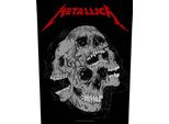 Metallica - Cranio - Patch RO9460 (Taglia Unica) (Nero/Grigio Chiaro/Rosso)