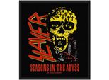Slayer - Misura Standard - Toppa "Seasons In The Abyss"" - Poliestere RO5549 (100 Mm X 100 Mm) (Nero/Giallo/Rosso)"