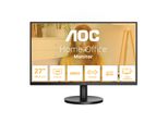 Aoc U27B3A 68,6 Cm (27") Monitor Da Ufficio 4K Uhd Ips 16:9 Hdmi/Dp 60Hz Sync 4Ms HDR10, Inclinabile, Altoparlanti [Classe Energetica F] (U27B3A)"