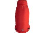 Goo-Eez Hundemantel - Giacca Firmata Con Collo A Sventola - Rot/Schwarz