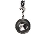 Flamingo Gladiator Giocattolo Per Cani In Gomma E Corda Argento 15 Cm Argento 15 Cm