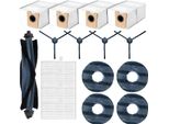Inf Pacchetto Accessori Per Aspirapolvere Robot Eufy Omni C20 - Spazzola Principale, Filtro, Panni Per Mocio, Spazzole Laterali, Sacchetti Per La Polvere - Set Di Pulizia Completo