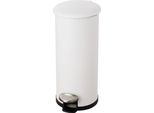 Helit H2406705 Cestino A Pedale Helit "Lo Zinco"", 30 Litri, Bianco"