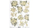 Itd Carta Di Riso Decoupage Tecnica Tovagliolo Di Carta Morbida, Stella Di Natale R2135