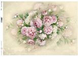Itd Carta Di Riso Per Decoupage, A3 061L, Fiori, Peonie