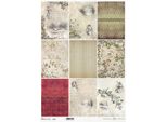 Itd Carta Di Riso Per Decoupage, A3 889L Serie Natale Vittoriano - Viste, Donne
