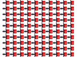 100Pcs 8 Fori Di Irrigazione A Goccia Emettitore Di Irrigazione A Goccia Regolabile Per Giardino Serra Cortile Rosso