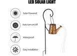 Luci Dell'annaffiatoio Luci Solari Del Palo Del Metallo Luci Solari Cave Del Paesaggio Del Led Luce Impermeabile Del Palo Della Lanterna All'aperto Del Bollitore Per Il Giardino Del Sentiero Del Camminamento Del Prato Del Cortile