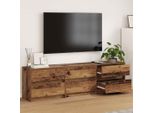Maison Exclusive - Mobile Tv 2 Pezzi Legno Antico 180 X 34 X 50 Cm Materiale Ligneo