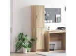 Vidaxl Credenza Sonoma Rovere 35 X 39 X 168 Cm Materiale A Base Di Legno