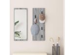 Maison Exclusive - Comodino Da Parete Sonoma Grigio 30 X 1,5 X 80 Cm