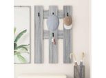 Maison Exclusive - Comodino A Muro Sonoma Grigio 65 X 3 X 100 Cm