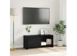 Maison Exclusive - Mobile Tv Da Parete Effetto Rovere Nero 90 X 35 X 40 Cm