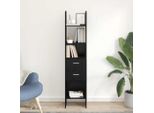 Maison Exclusive - Libreria Effetto Rovere Nero 40 X 35 X 180 Cm Materiale Ligneo