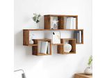 Maison Exclusive - Mensola A Muro Con Ripiano In Legno Antico 82 X 15 X 51 Cm Materiale Ligneo