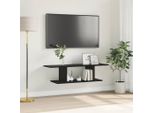 Maison Exclusive - Mobile Tv Nero 103 X 30 X 26,5 Cm Materiale Ligneo