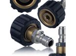 Rosfix Adattatore M22X1,5 Filettatura Femmina Per Attacco Rapido Da 3/8" – Ricambio Per Idropulitrici KäRcher Hd, Hds | Ottone"
