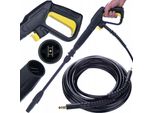 Rosfix Set Pistol Vario Lance 8 M Tubo Flessibile – Ricambio Per Idropulitrici KäRcher K2 – K7 Click Connect | 180 Bar | Ugello Regolabile