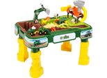 Tavolo D'acqua E Sabbiera Educativa John Deere Farm 2In1