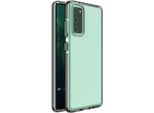Spring Case Pokrowiec ŻElowe Etui Z Kolorową Ramką Do Xiaomi Mi 10T Pro / Mi 10T Czarny