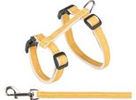 Trixie Pettorina Per Gatti Con Guinzaglio, 27-45 Cm/ 13 Mm, 1,2 M, Ocra