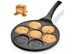 Padella Per Frittelle - Padella Per Frittelle - Padella Per Omelette - Padella Per Uova - Rivestimento Antiaderente - 7 Scomparti