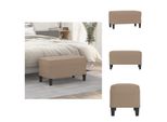 Vidaxl Panca Cappuccino-Marrone 70X35X41 Cm In Pelle Finta - Panche