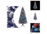 Vidaxl Albero Di Natale Artificiale Con Illuminazione 150 Cm In Fibra Di Vetro - Alberi Di Natale