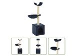 The Living Store Tiragraffi Per Gatti Con Tiragraffi In Sisal 105 Cm Blu