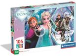 Puzzle Cle 104 Superkolor Frozen 25045