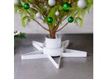 Maison Exclusive - Base Per Albero Di Natale Bianca 47X47X13,5 Cm
