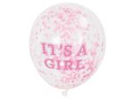 Haza Witbaard Palloncini Coriandoli Ragazze, 6Pz.