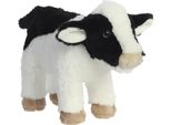 Aurora, 35026, Mucca Eco Nation 25,4 Cm, Peluche, Bianco E Nero