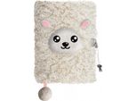 A5 96K Diario In Peluche Bianco Pecora Majewski