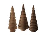 Set Di 3 Alberi Di Natale Decorativi In Legno Da 15 Cm Da Montare - Marrone - Statuetta Dell'albero Di Natale In Pino Per La Decorazione Invernale - Decorazione Dell'albero Di Natale Decorazione Della Tavola Decorazione Della Finestra Decorazione Invernale Decorazione Di Natale