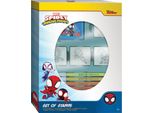 Set Di Timbri Spidey Multistampa Con 4 Timbri