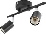 Staffa A Binario Per Soffitto A Filo, Staffa A Binario Per Soffitto A 2 Luci, Staffa Per Lampada Regolabile A 2 Luci, Staffa A Binario Per Soffitto, Staffa Per Lampada A Binario, Staffa Per Lampada A Binario